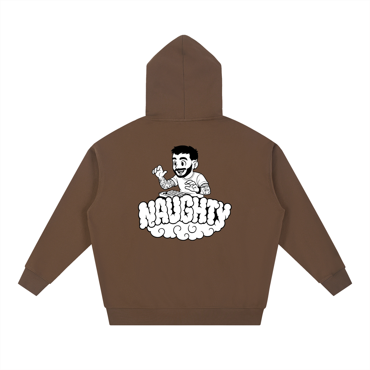 Naughty on A Nimbus Hoodie