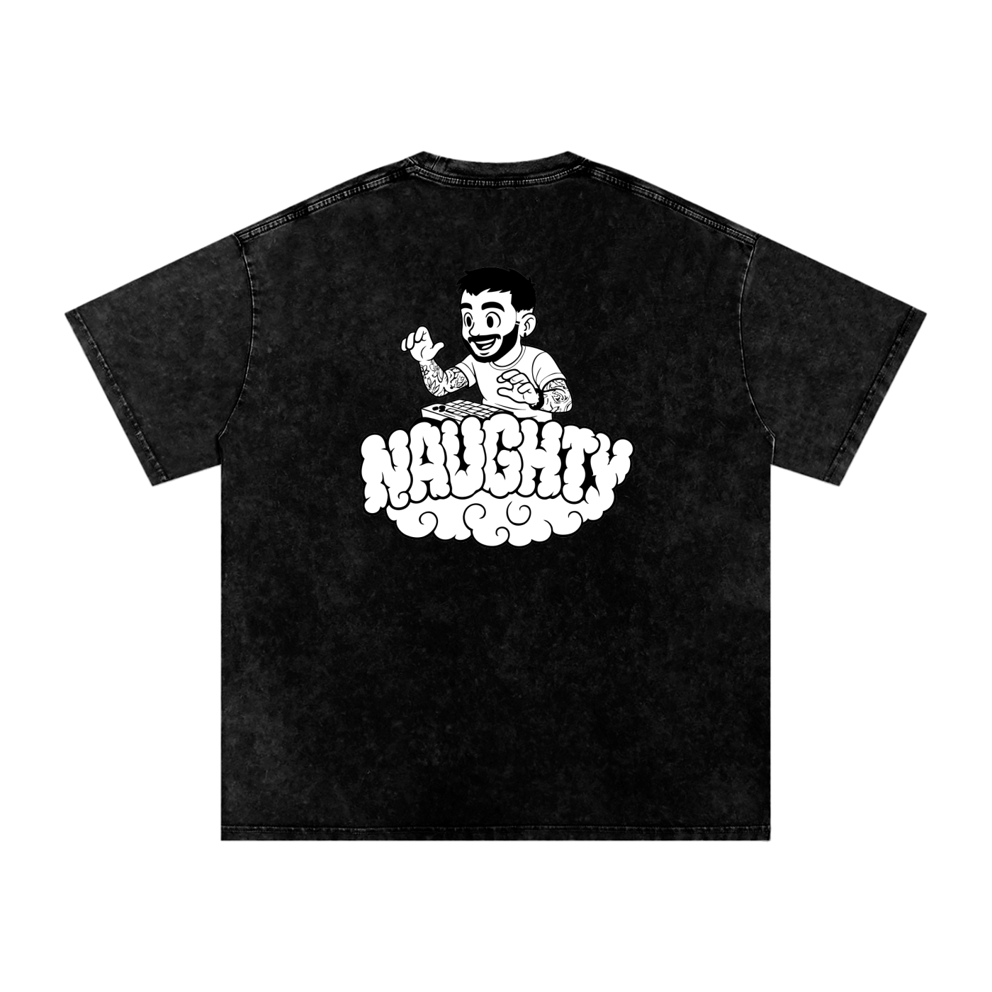 Naughty on A Nimbus Tee