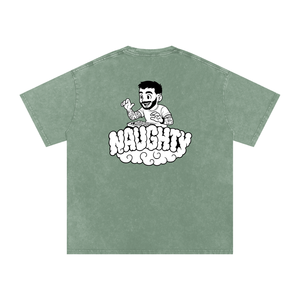 Naughty on A Nimbus Tee