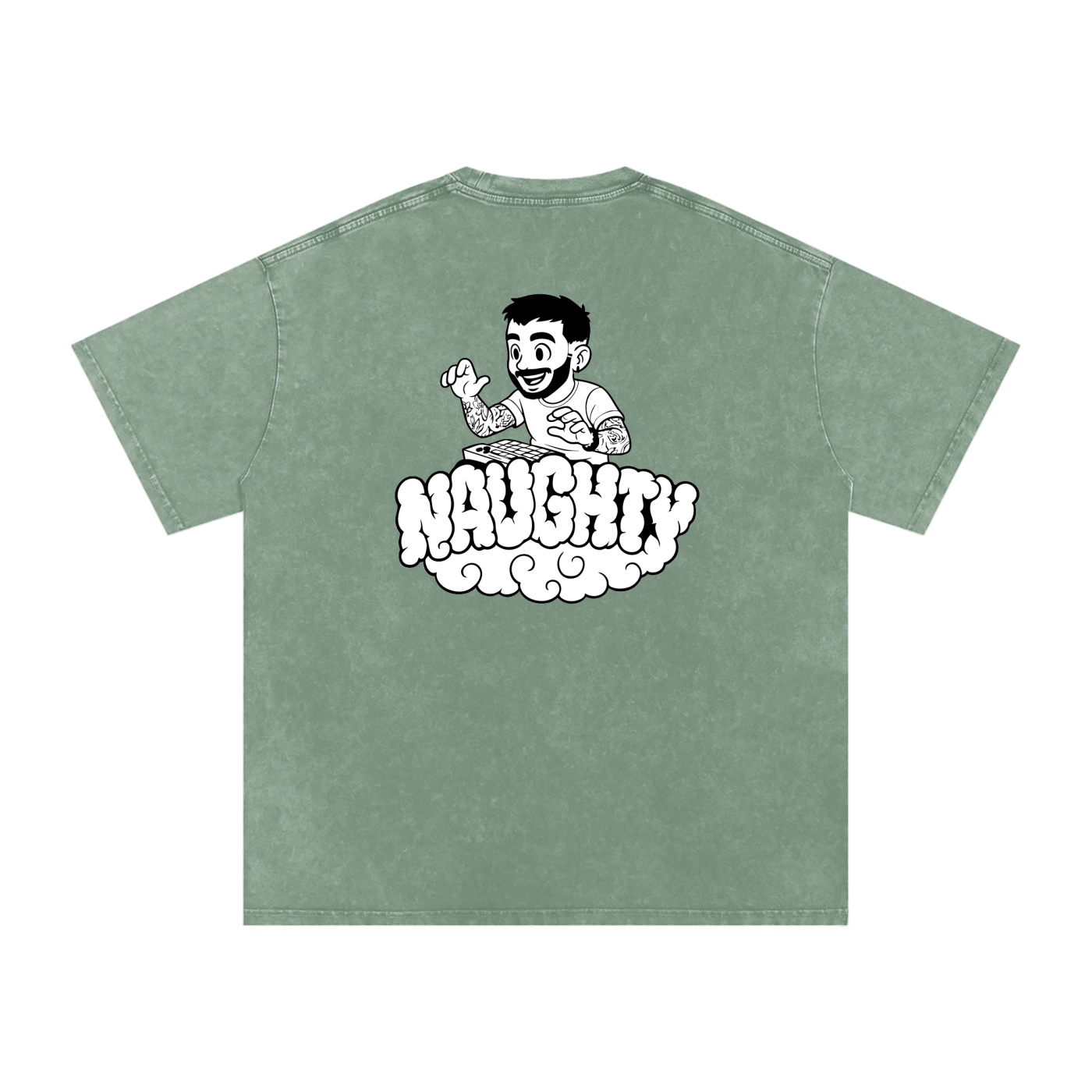 Naughty on A Nimbus Tee